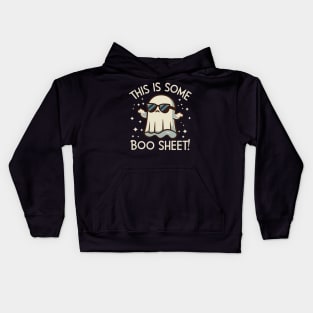 Funny This Is Some Boo Sheet Design Kids Hoodie